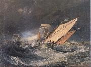 Joseph Mallord William Turner Fishing Boats Entering Calais Harbor Spain oil painting artist